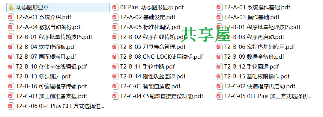 FANUC 0I-F /0I-F plus系統(tǒng)操作與功能應(yīng)用文檔下載(圖4)